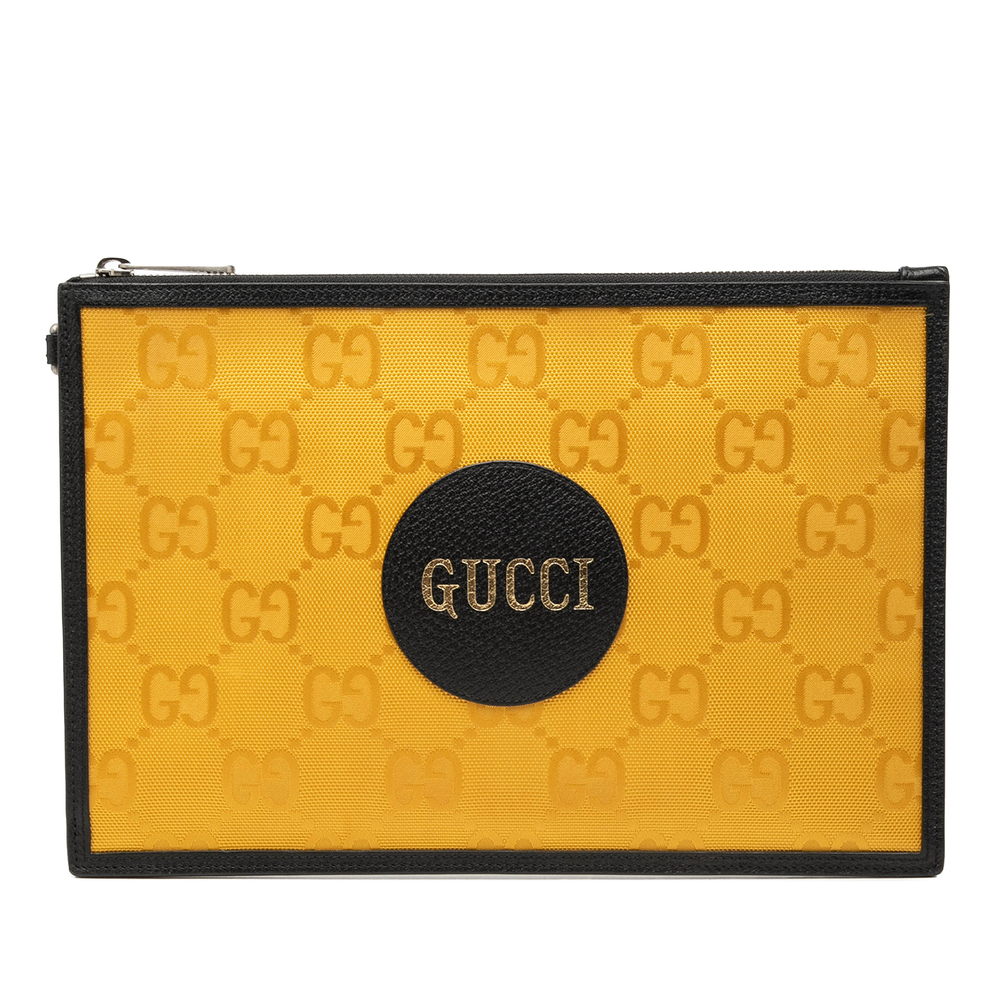 Pre-Loved Gucci GG Nylon Off The Grid Clutch